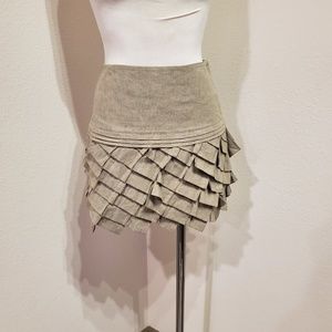 Catherine Malandrino Scalloped Skirt